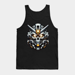 Biomech Skull S01 D43 Tank Top